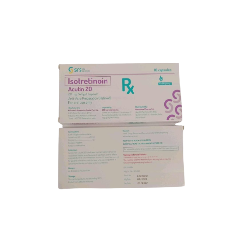 ISOTRETINOIN ACUTIN 20mg. (Capsule)