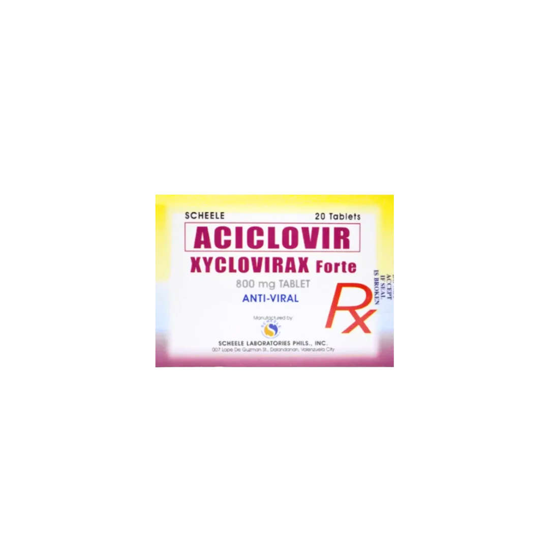 Aciclovir 800mg. XYCLOVIRAX