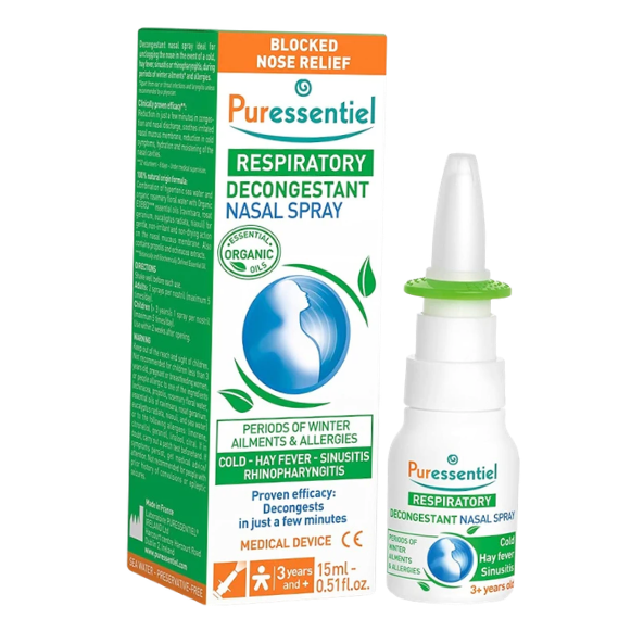 Puressentiel Respiratory Decongestant