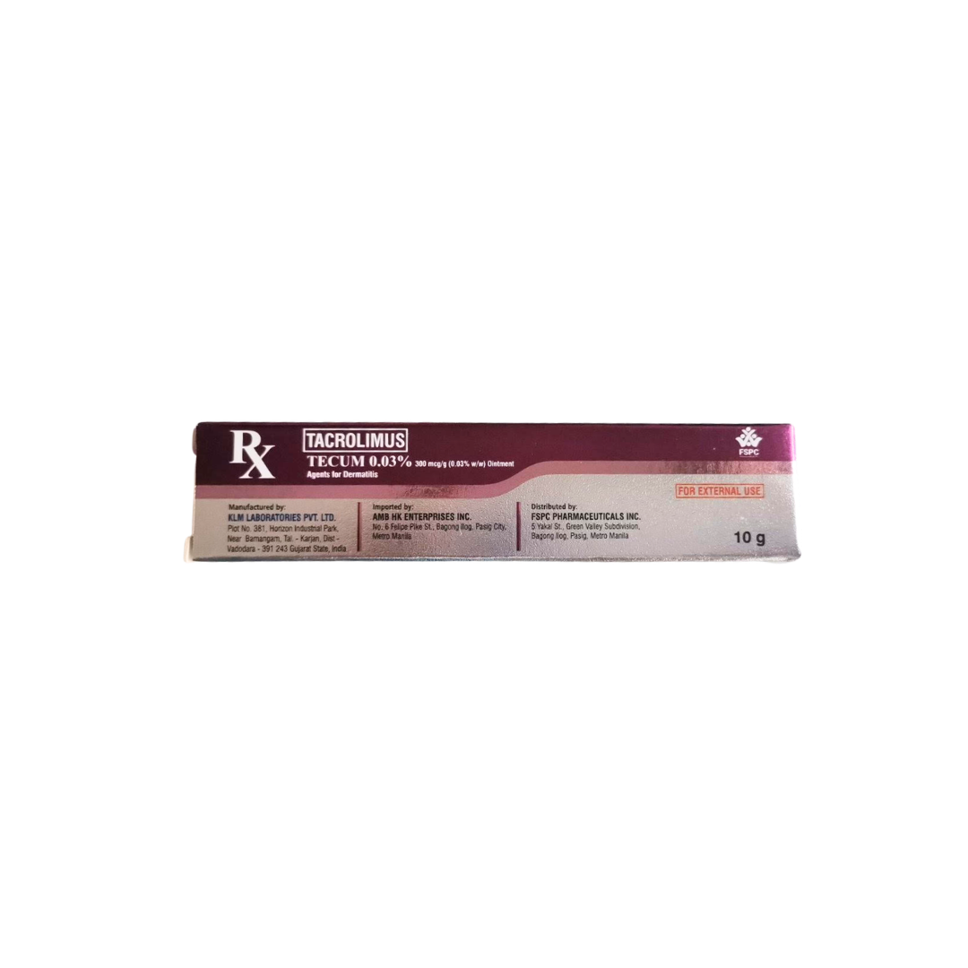 Tacrolimus Tecum 0.03%