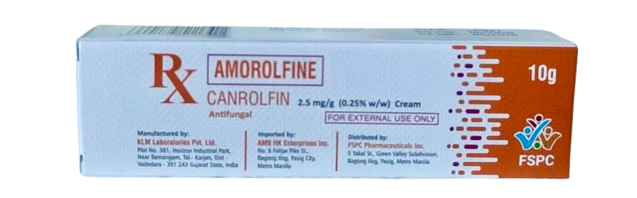Amorolfine Canrolfin Antifungal 10g