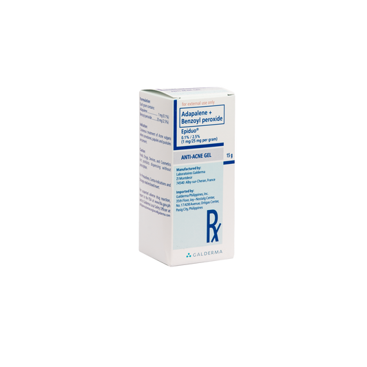 Adapalene 0.1% Benzoyl Peroxide 2.5% ( EPIDUO PLAIN ) gel