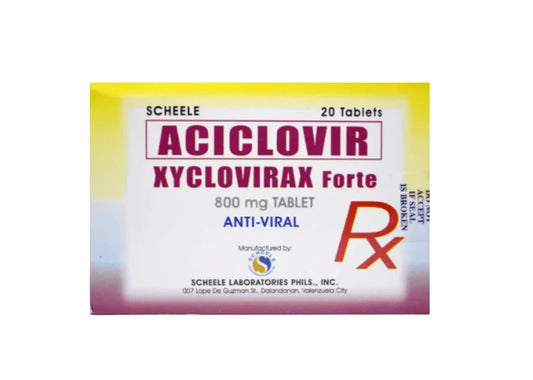 Aciclovir 800 mg ( XYCLOVIRAX )