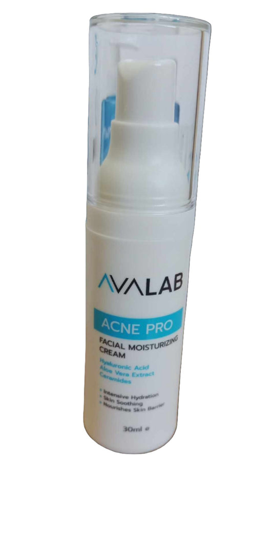 AVALAB Acne Pro Facial Moisturizer Cream 30mL.