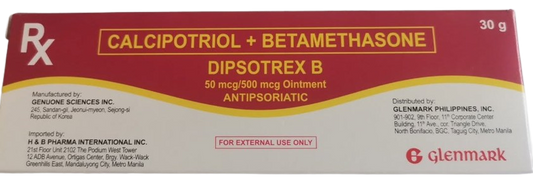 Calcipotriol+Betamethasone Dipsotrex B 30g