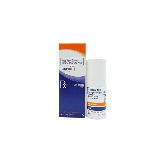 Adapalene 0.3% Benzoyl Peroxide 2.5% EPIDUO FORTE Gel