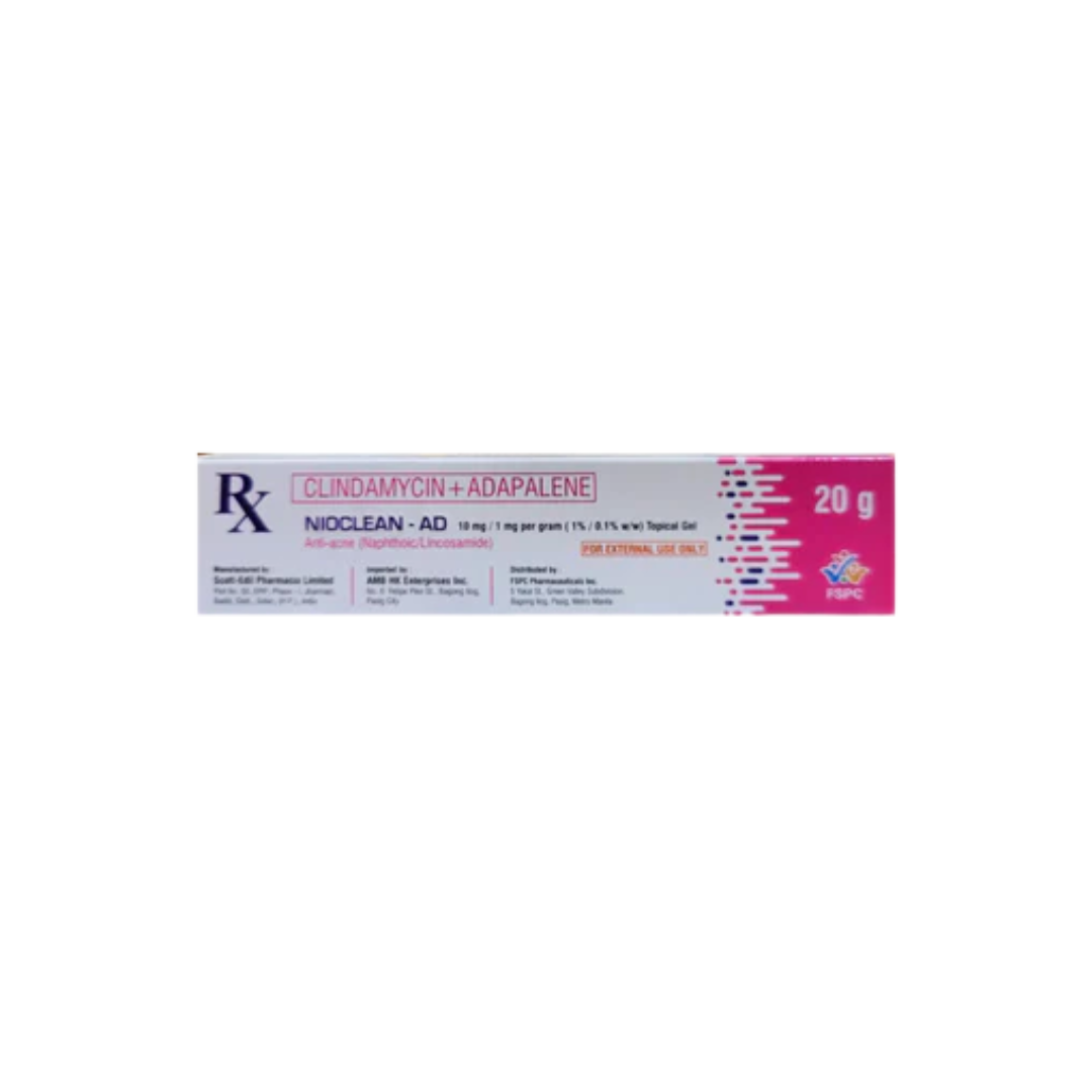 Clindamycin + Adapalene Gel Nioclean – EPF Dermatology