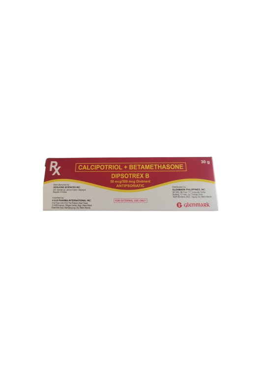 Calcipotriol + Betamethasone Dipsotrex B 30g.