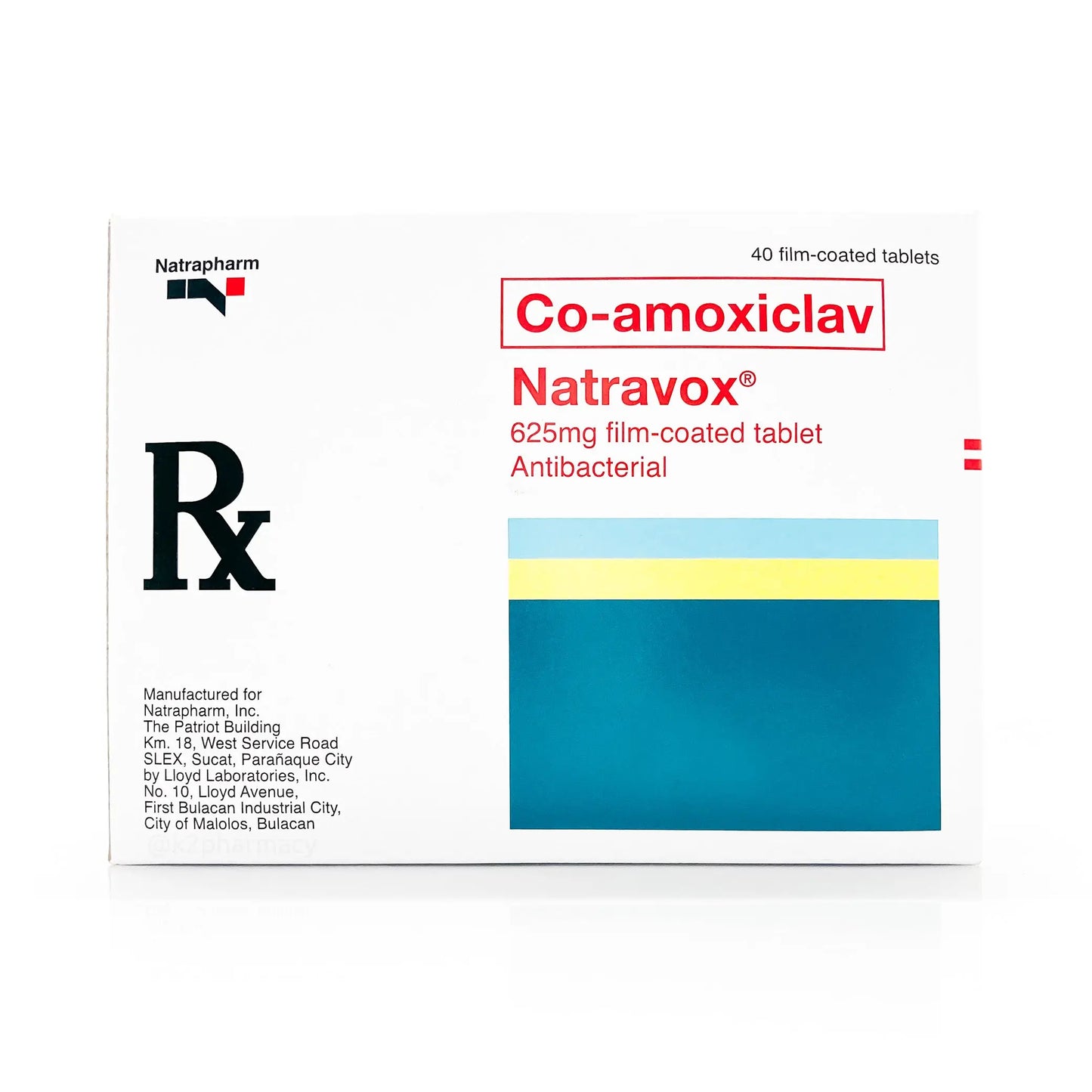 Co - Amoxiclav Natravox 625mg Tablet